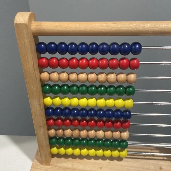 MELISSA & DOUG wooden Abacus math learning tool - Picture 3 of 7